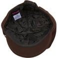 thumbnail image 3 of Sakkas Jessica Wool Newsboy Cabbie Hat - Chocolate - One Size, 3 of 3