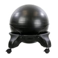 thumbnail image 3 of CanDo Ball Stool - Plastic - Mobile - No Back - Adult Size - with 20" Ball, 3 of 8