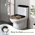 thumbnail image 4 of HELLHERO Mushroom Bathroom Toilet Cozy Set Adjustable & Washable and Reusable Toilet Lid Dust Cover Set Easy to Clean 2 Piece, 4 of 8