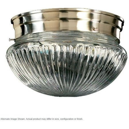 

Quorum International Q3012-6 1 Light Flushmount Ceiling Fixture - Nickel