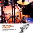 thumbnail image 4 of Miangastore 1pc Drum Set Clamp Extension Cymbal Attachment Mounting Clamp Cymbal Boom Arm Adjustable Clamp, 4 of 8