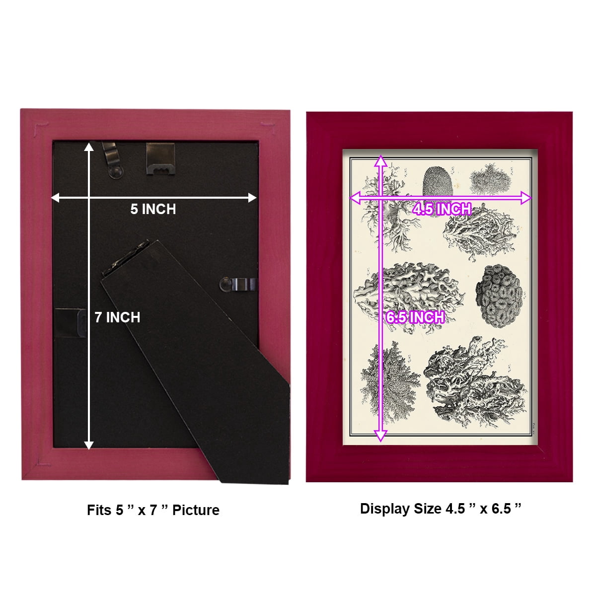 Aegean Collection IV -Framed Print w/glass-Cherry Red