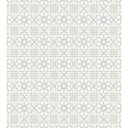 thumbnail image 3 of Grey Duvet Cover Set, Pattern Mosaic Tiles with Moroccan Floral Traditional Symmetric Work of Art Print, Decorative 3 Piece Bedding Set with 2 Pillow Shams, King Size, White, by Ambesonne, 3 of 3