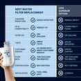 thumbnail image 2 of Mist LT500P Refrigerator Water Filter Replacement for LG, Compatible with 5231JA2002A, GEN11042FR-08, ADQ72910911, ADQ729109012, Kenmore 9890, LFX25974ST, LMX25964ST, 2-Pack, 2 of 7