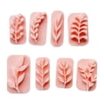thumbnail image 1 of segolike 8 Pcs Tampons en Argile Polymère Faits à la Main Forme de Feuille de Portobel, 1 of 9