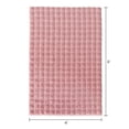 thumbnail image 4 of Mainstays Kids Light Pink Bubble Fur Rug, 4' x 6', 4 of 5