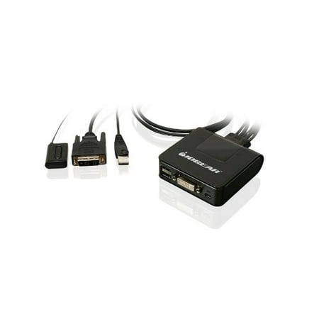 IOGEAR 2-Port USB DVI Cable KVM Switch (GCS922U)