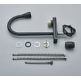 thumbnail image 7 of Matte Black Kitchen Sink Faucet Pull Out Single Handle Waterfall & Rainfall Rotatable Hot and Cold Faucet Apply Inlet Pipe, 7 of 7