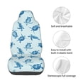 thumbnail image 4 of Wukai Turtle Full Set Car Seat Covers with Soft Padding Universal Auto Front Seats Protector and Cushion Mat, 4 of 5
