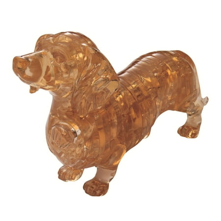 Dachshund Original 3D Crystal Puzzle from BePuzzled, Ages 12 and Up