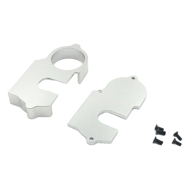 Xingzhi RCGOFFLOW 1/14 Aluminum Alloy Waterproof Gear Box Shell Cover Rc Gear Box Shell Cover For Wltoys 144001 RC Car Part Silver