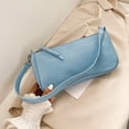 thumbnail image 4 of Bolsa Moda Cocodrilo PU Mujeres Sólido Bajo el brazo de hombro (Azul) Ehuebsd Para estrenar, 4 of 5