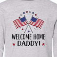 thumbnail image 4 of Inktastic Military Homecoming Welcome Home Daddy Long Sleeve Youth T-Shirt, 4 of 5