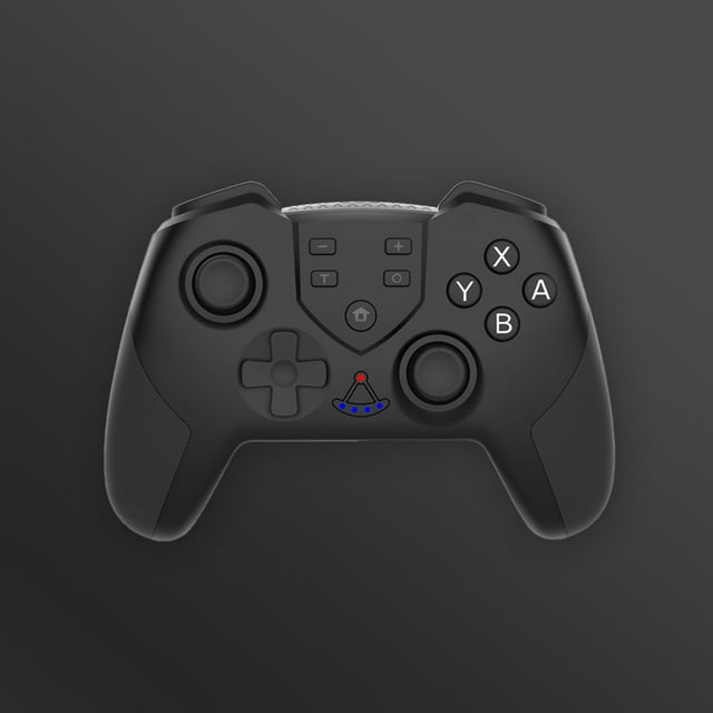 Manette de Jeu Sans Fil à Vibrations Joystick Compatible Bluetooth Manette à Vibrations; Manette de Jeu Sans Fil de Remplacement pour Nintendo Switch, Noir