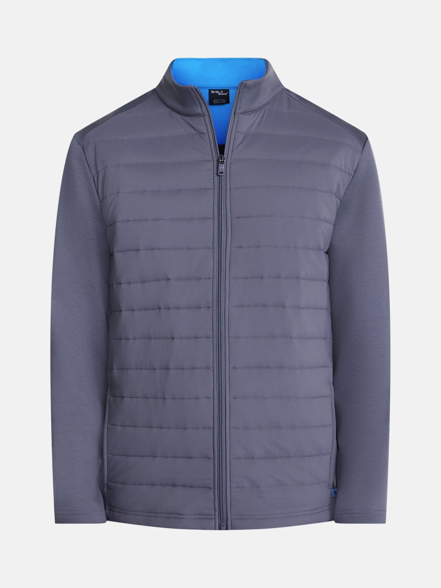 Birdie Bound Men's and Big Men's Tiger Quilted Hybrid Golf Jacket, Sizes XS-5XL