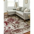 thumbnail image 3 of Rugs.com Monte Carlo Collection Rug – 3' 3 x 5' 3 Burgundy Medium Rug Perfect For Living Rooms, Large Dining Rooms, Open Floorplans, 3 of 9
