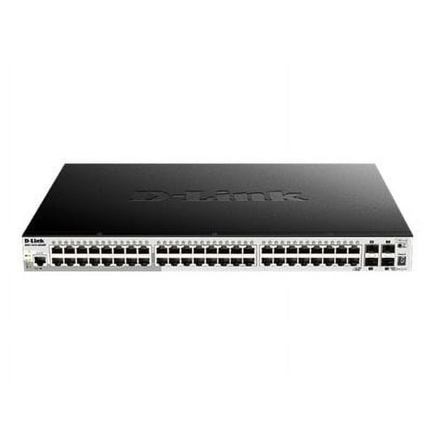 D-Link DGS 1510-52XMP - Interrupteur - L3 - smart - 48 x 10/100/1000 (poe+) + 4 x 10 gigabits sfp+ - rackable - poe+ (370 W)