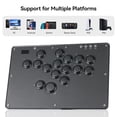 thumbnail image 4 of Teclado controlador sin palanca Haute42-COSMOX para PC/PS3/PS4/PS5/XBOX Switch, compatible con joystick para juegos de lucha de Steam, fondo de pantalla DIY, 4 of 5
