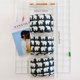 thumbnail image 3 of 3Pcs Hanging Storage Bag with 3 Pockets, Fabric Wall Shelf Basket Storage Pouch Organizer for Bedroom Bathroom Kitchen - Waterproof & Stylish (Bear/Tr, 3 of 3
