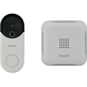 Philips Wireless Security Doorbell Chime Kit, Decoy Doorbell Camera, Motion-Activated Light, 32-Chime Doorbell