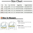 thumbnail image 2 of Fancifize Women's Wireless Plus Size Lace Bra Unlined Full Coverage Comfort Cotton Breathable Bra Bralette, 2 of 4