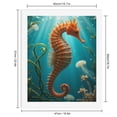 thumbnail image 2 of Paint By Numbers Kit for Adults Beginner - DIY Orange Seahorse Underwater Scene Canvas Painting Kits for Adults, Frameless Paint By Number for Adults for Home Wall Decor 16x20 Inch, 2 of 7