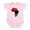 Petal Pink, variant on CafePress - Red, Black And Green Africa Flag Body Suit - Baby Light Bodysuit, Size Newborn - 24 Months