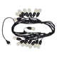 thumbnail image 3 of Cadena de lámpara Yuyangstore de 33 pies bombillas E27 Luces colgantes impermeables, 3 of 8