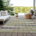thumbnail image 6 of Addison Rugs Chantille Indoor/Outdoor Transitional Geometric Aloe Washable Rectangle Rug, 9' x 12', 6 of 6