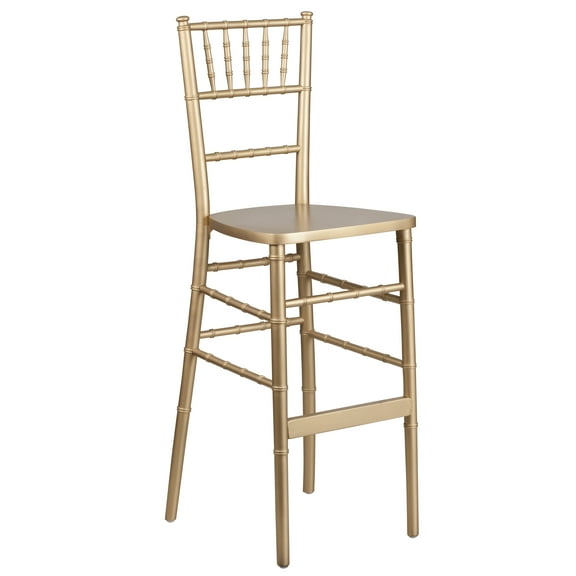 Flash Furniture HERCULES Series Gold Wood Chiavari Barstool
