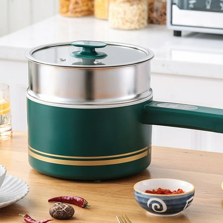 

1pc Electric Cooking Pot Multi-functional Small Electric Pot 2L Large Capacity Household Non-stick Pot Lazy Convenience Pot Steaming And Cooking Integrated