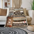 thumbnail image 3 of for Husband, Husband Birthday Gift, Husband Blanket 50''''x60'''', Blanket for Husband Gifts from Wife Soft Cozy Flannel Throw Blanket for Husband, 3 of 6