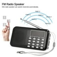thumbnail image 3 of Y-896 Mini Radio Digital Portable 3W Stereo Speaker MP3 Audio Player High Fidelity Sound Quality 2 Inch Display Screen Support USB Drive TF Card, 3 of 7