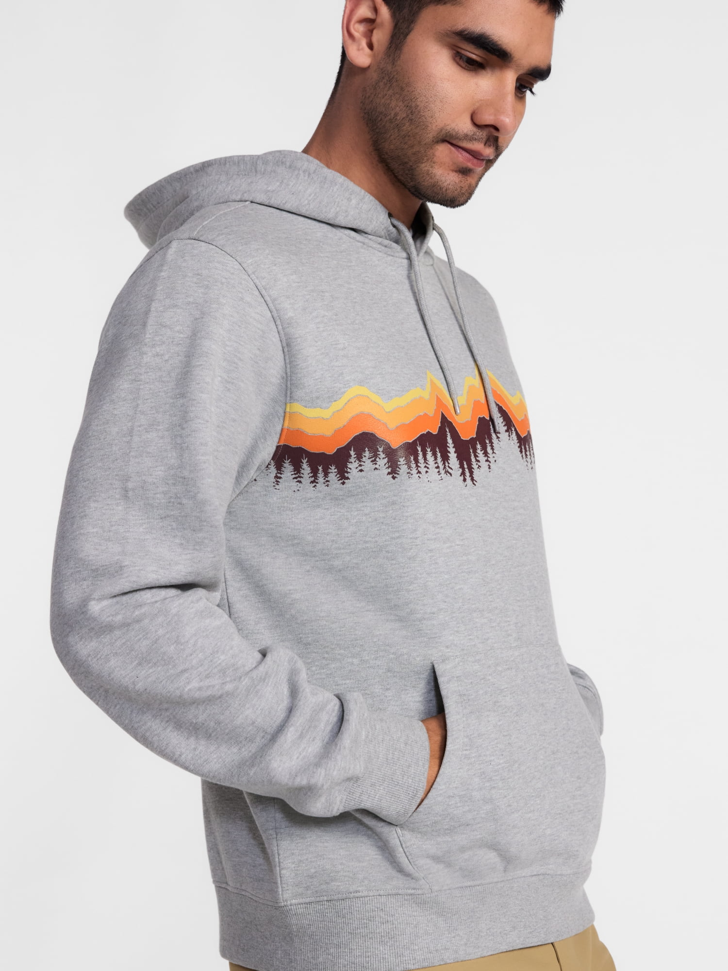 Ozark Trail Men's and Big Men's Graphic Hoodie, Sizes S-3XL