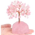 thumbnail image 2 of GFDYREE Healing Crystals Tree Valentines Day Gift Rose Quartz Crystal Tree Stone Tree Gem Tree Feng Shui Tree Money Tree Birthday Valentines Tree of Life Gift, 2 of 7