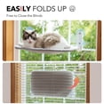 thumbnail image 2 of MewooFun Cat Window Perch Sturdy Cat Window Hammock with Steel Frame Foldable Window Seat for Indoor Cats, 2 of 6