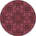 thumbnail image 1 of Ahgly Company Indoor Round Patterned Cherry Red Area Rugs, 8' Round, 1 of 1