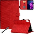 thumbnail image 4 of GSFY Case for Galaxy Tab S6 Lite 10.4 inch 2024/2022/2020, PU Leather Wallet Stand Protective Smart Shell with Pen Holder Auto Sleep Wake for Samsung Galaxy S6 Lite Tablet, Red Blocks, 4 of 8