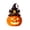 B, variant on Voglyf Lighted Pumpkin Haunted House Resin Lamp, LED Glow Lantern Statue with Ghost Bat Skull Mini Castle, Spooky Halloween Tabletop Ornament for Home Mantel Desk Party Indoor Decor Gift