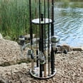 thumbnail image 5 of Rush Creek Creations 16 Round Fishing Rod/Pole Storage Floor Rack, 5 of 8