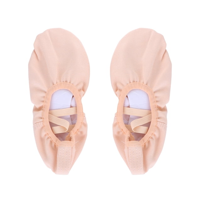 par de zapatos de baile ligeros sin cordones, zapatos de yoga, suela de gimnasio, zapatos de ballet para niños y adultos, talla 37