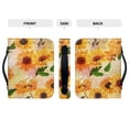 thumbnail image 4 of Xoenoiee Retro Sunflower Pattern Faux Leather Bible Cover for Men Boys Women Girls Christian Bible Case with Handle Carrying Book Case Protector Bible Tote Handbag Gifts, 2XL, 4 of 7