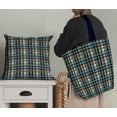 thumbnail image 5 of Soimoi Moss Georgette Fabric Plaid Check Print Fabric by the Yard 42 Inch Wide, 5 of 5