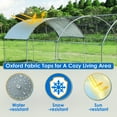 thumbnail image 6 of GETYES Poultry Run Hen Coop with Galvanized Steel Frame and Water-Resistant 210D Oxford Tarp, 6 of 9