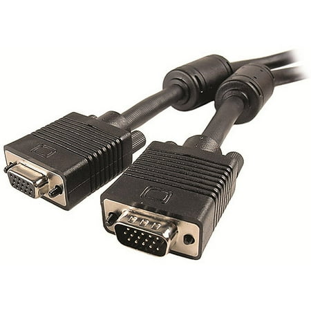 Cables Unlimited 6' SVGA Extension Cable Male to Female, Black