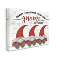 thumbnail image 4 of Stupell Industries Merry Christmas Gnome Home Pun Snowflakes Fairy Tales & Fantasy Painting Gallery Wrapped Canvas Art Print Wall Art, 30 x 40, 4 of 4