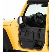Bestop 51813-35 Jeep Wrangler 2- or 4-Door Element Front-Door Storage Bags, Black Diamond