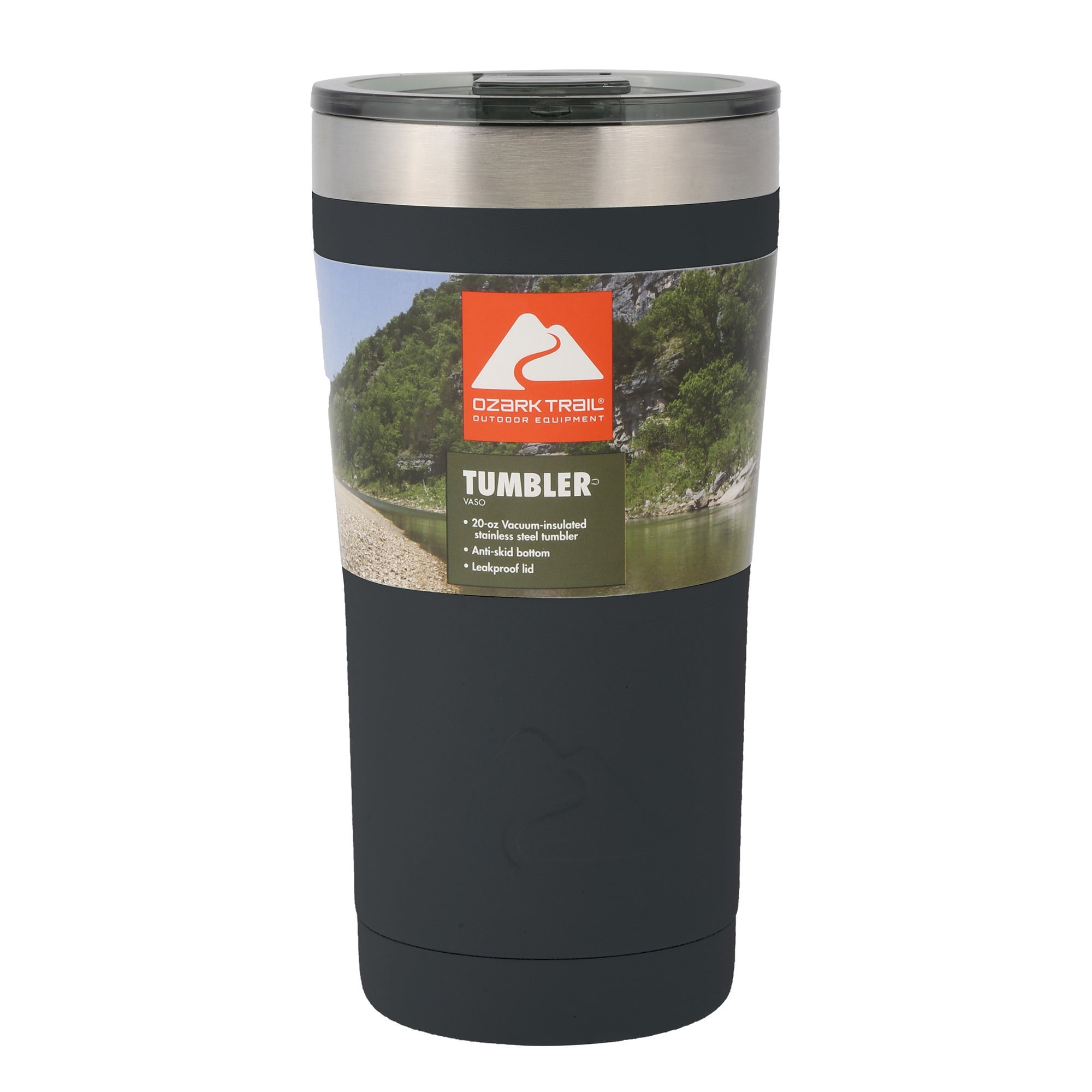 Ozark Trail Doublewall Vacuumsealed Stainless Steel Tumbler Gray, 20