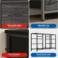 thumbnail image 7 of GAOMON 10-Drawer Fabric Dresser for Closet, 55" TV Stand with Power Outlets, 47" Wide Entertainment Center for Bedroom, Living Room, or Entryway, Black Willow, 7 of 7