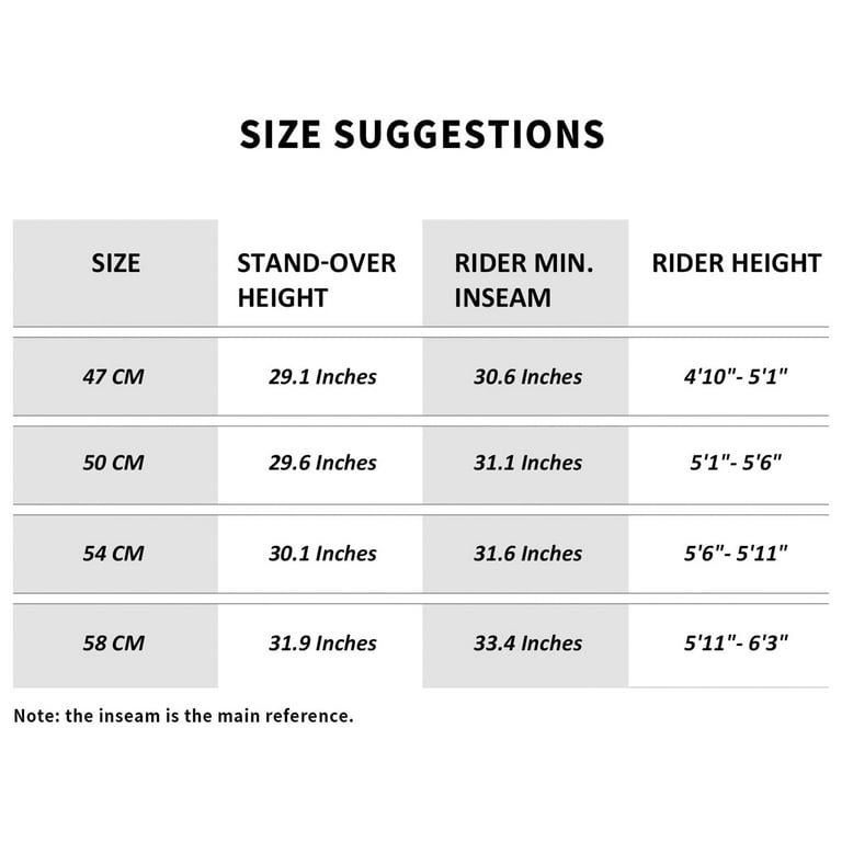 700c size chart cheap